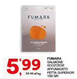 Sisa Fumara salmone scozzese affumicato offerta