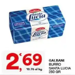 Sisa Galbani burro Santa Lucia offerta