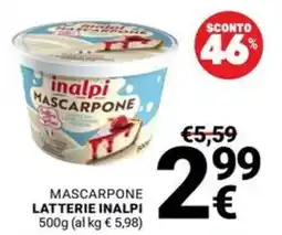 Supermercati Gulliver Mascarpone Latterie Inalpi offerta