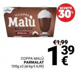 Supermercati Gulliver Coppa Malù Parmalat offerta