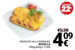 Supermercati Gulliver Gnocchi alla romana Novella offerta