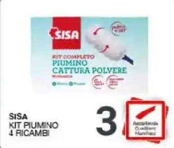 Sisa kit piumino 4 ricambi