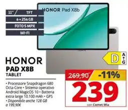 Comet Honor Pad X8b Tablet offerta