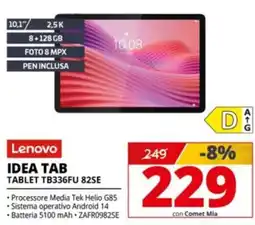 Comet Lenovo IDEA TAB TABLET TB336FU 82SE offerta