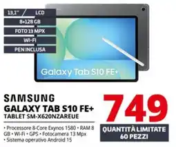 Comet Samsung Galaxy Tab S10 FE+ offerta