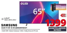 Comet Samsung OLED TV 65" AI 4K offerta