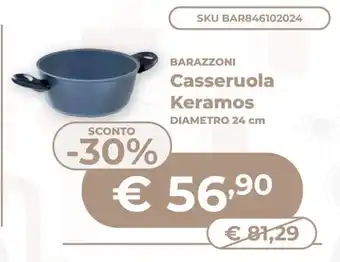 Barazzoni Casseruola Keramos