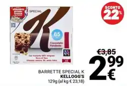 Supermercati Gulliver Barrette Special K Kellogg's offerta