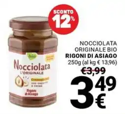 Supermercati Gulliver Nocciolata L'Originale Rigoni di Asiago offerta