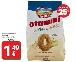 Supermercati Gulliver Biscotti ottimini divella offerta