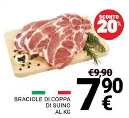 Supermercati Gulliver Braciole di coppa di suino offerta