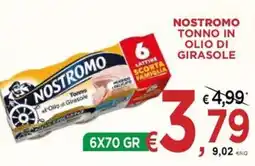 Jero Market Nostromo tonno all'olio di girasole offerta