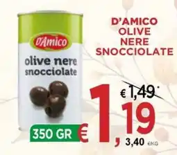Jero Market D'Amico olive nere snocciolate offerta