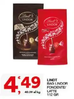 Sisa Lindt Lindor fondente/latte offerta
