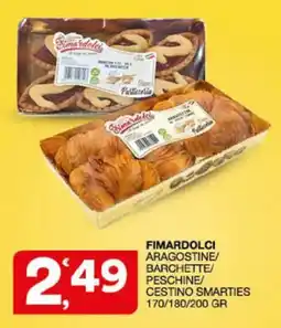 Sisa Fimardolci Aragostine/Barchette/Peschine/Cestino Smarties offerta