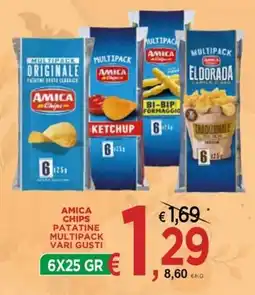 Jero Market Amica chips patatine multipack vari gusti offerta