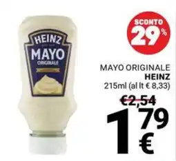 Supermercati Gulliver Mayo originale Heinz offerta
