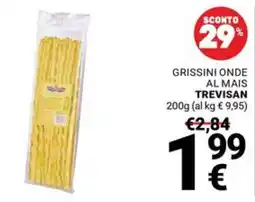 Supermercati Gulliver Grissini onde al mais Trevisan offerta