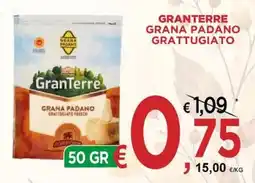 Jero Market GranTerre Grana Padano grattugiato fresco offerta