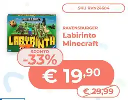Mornati Paglia Ravensburger Labirinto Minecraft offerta