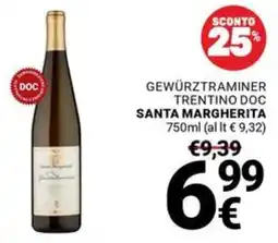 Supermercati Gulliver Gewürztraminer Santa Margherita offerta