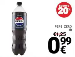 Supermercati Gulliver Pepsi Zero offerta