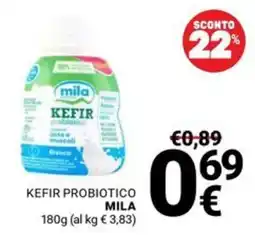 Supermercati Gulliver Kefir probiotico Mila offerta