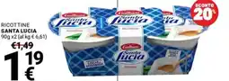Supermercati Gulliver Ricottine Santa Lucia offerta