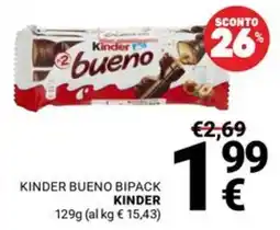 Supermercati Gulliver Kinder bueno offerta