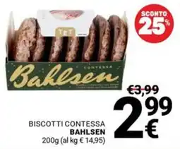 Supermercati Gulliver Biscotti Contessa Bahlsen offerta