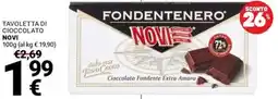 Supermercati Gulliver Cioccolato Fondente Extra Amaro offerta