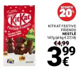 Supermercati Gulliver KitKat Festive Friends Nestlé offerta