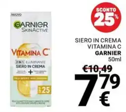 Supermercati Gulliver Siero in crema vitamina c garnier offerta