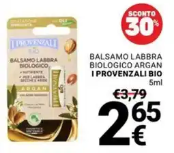 Supermercati Gulliver Balsamo labbra biologico argan I Provenzali Bio offerta