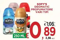 Jero Market Sofy's deomatic profumatore offerta