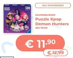 Mornati Paglia Ravensburger Puzzle Kpop Demon Hunters offerta