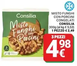 Supermercati Gulliver Misto Funghi con Porcini Consilia offerta