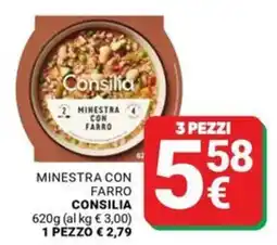 Supermercati Gulliver Minestra con farro Consilia offerta