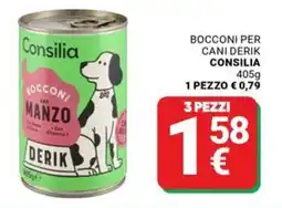 Supermercati Gulliver Bocconi per cani Derik Consilia offerta
