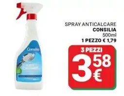 Supermercati Gulliver Spray anticalcare Consilia offerta
