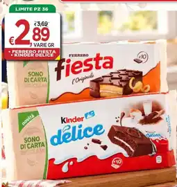 Jero Market Ferrero Fiesta l'Originale offerta