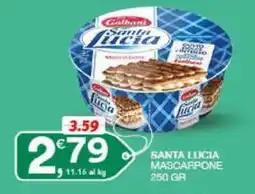 Sisa Santa Lucia Mascarpone offerta