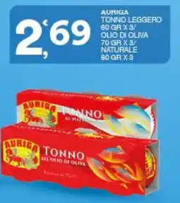 Sisa Auriga Tonno al olio di oliva offerta