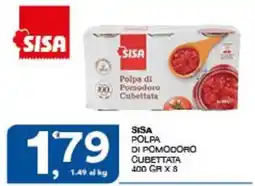 Sisa Sisa polpa di pomodoro cubettata offerta