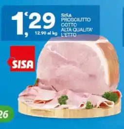 Sisa Sisa prosciutto cotto alta qualità offerta