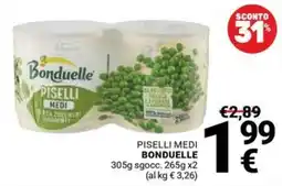 Supermercati Gulliver Piselli medi Bonduelle offerta