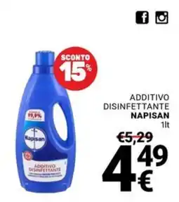 Supermercati Gulliver Additivo disinfettante Napisan offerta
