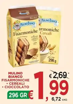 Jero Market Mulino Bianco Fisarmoniche Cereali Cioccolato offerta