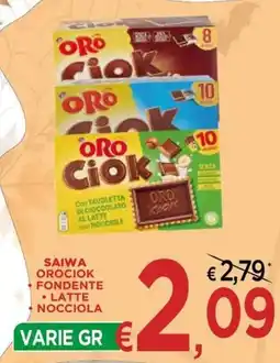Jero Market Saiwa Orociok fondente latte nocciola offerta