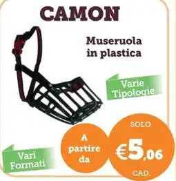 ZooPlanet Camon Museruola in plastica offerta